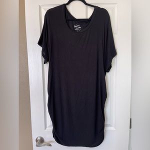 Torrid Super Soft Knits Long Shirt Dress w/Ruched Sides